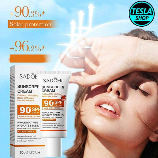 Krema SADOER sa SPF 90+ zaštitom od sunca i vitaminima