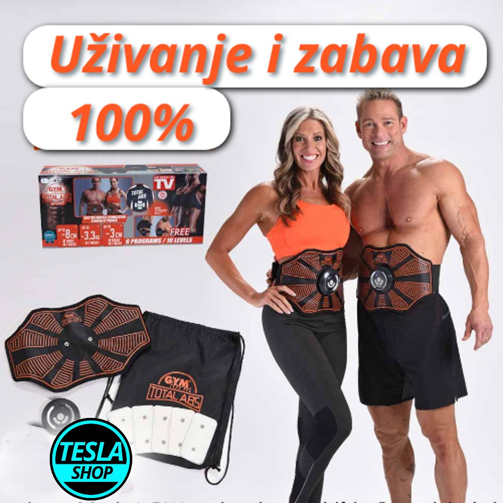 Elektro stimulacija mišića 10 programa za celo telo +gratis torba