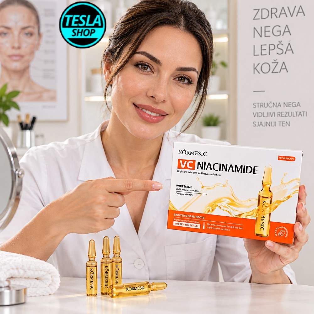 Serum sa Niacinamidom i Vitaminom C– Ampule za Blistav i Ujednačen Ten