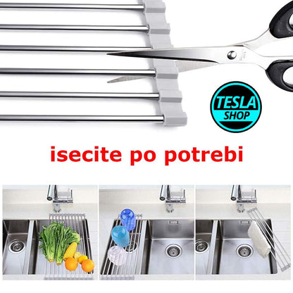 Sink Roller – Višenamenski oceđivač za suđe koji se urolava