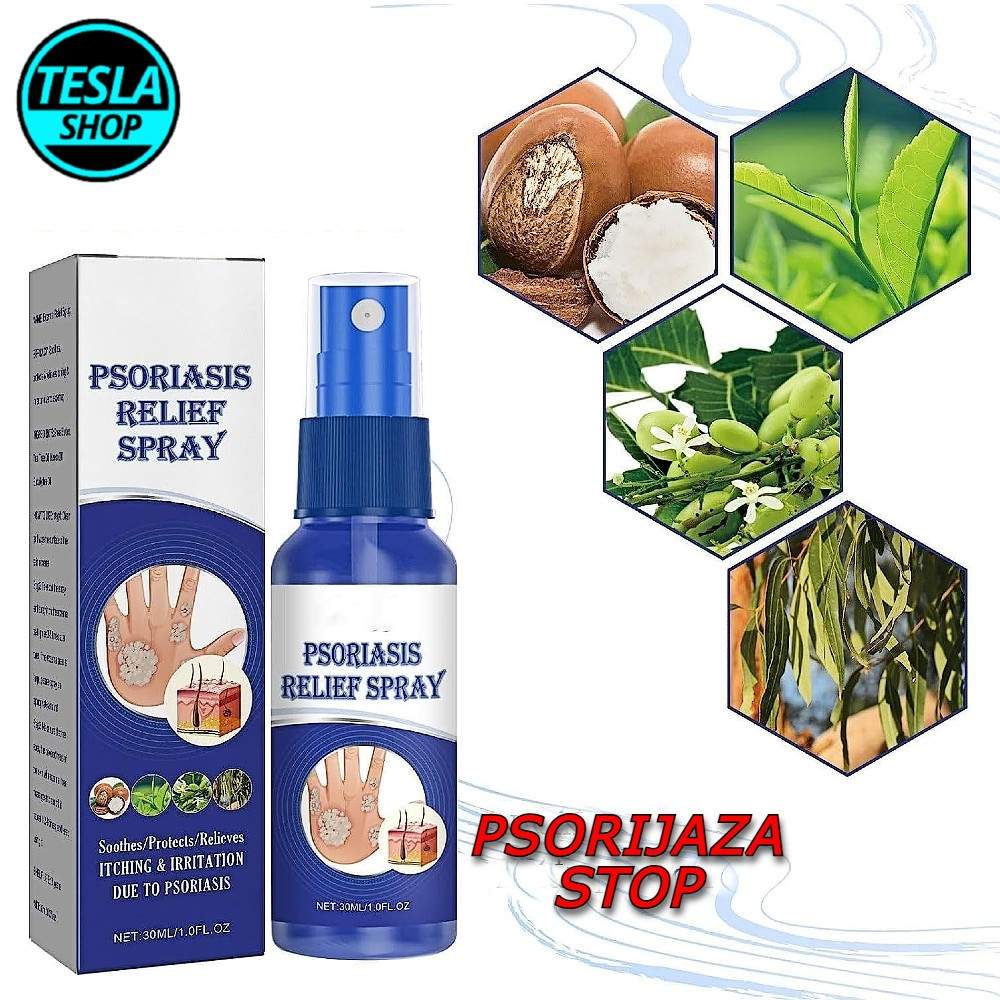Biljni sprej protiv psorijaze, crvenila i perutanja kože – Herbal Psoriasis Relief