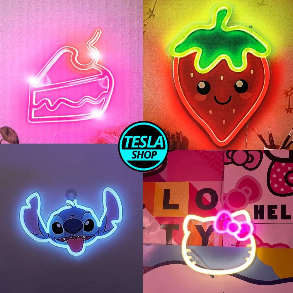 Dekorativne neonske lampe za dečije sobe i zabave
