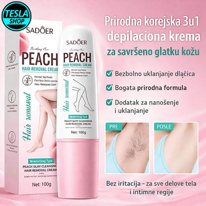 Prirodna korejska 3u1 depilaciona krema za savršeno glatku kožu