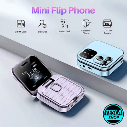 Mini Telefon na preklop i16 Pro dual SIM SD kartica