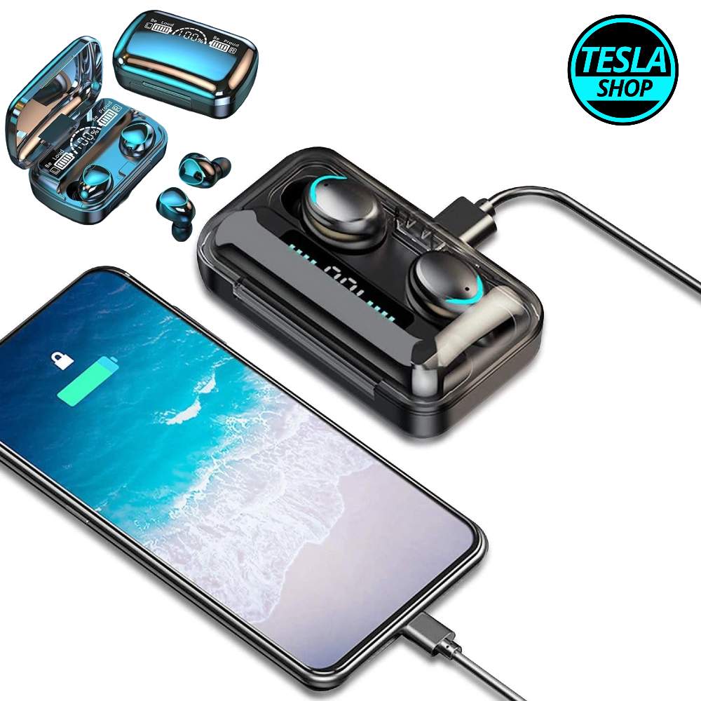 M10 Bluetooth Bežične slušalice sa kućištem mikrofonom i LCD ekranom