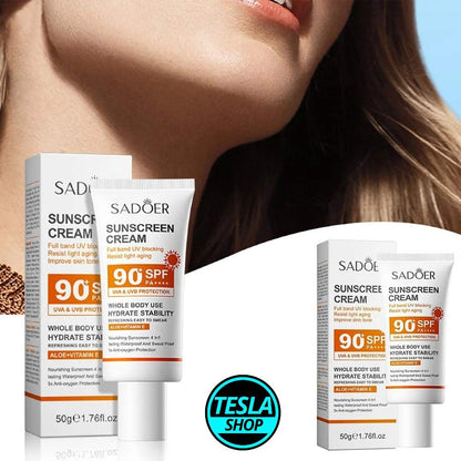 Krema SADOER sa SPF 90+ zaštitom od sunca i vitaminima