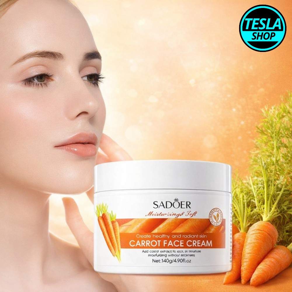 Prirodna Carrot krema za lice – Hidratantna i posvetljujuća