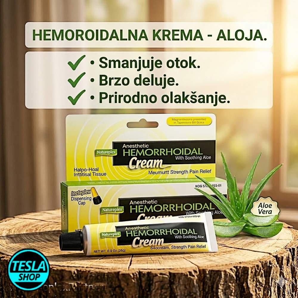 Krema za hemoroide sa aloe verom – umirujuća nega i olakšanje