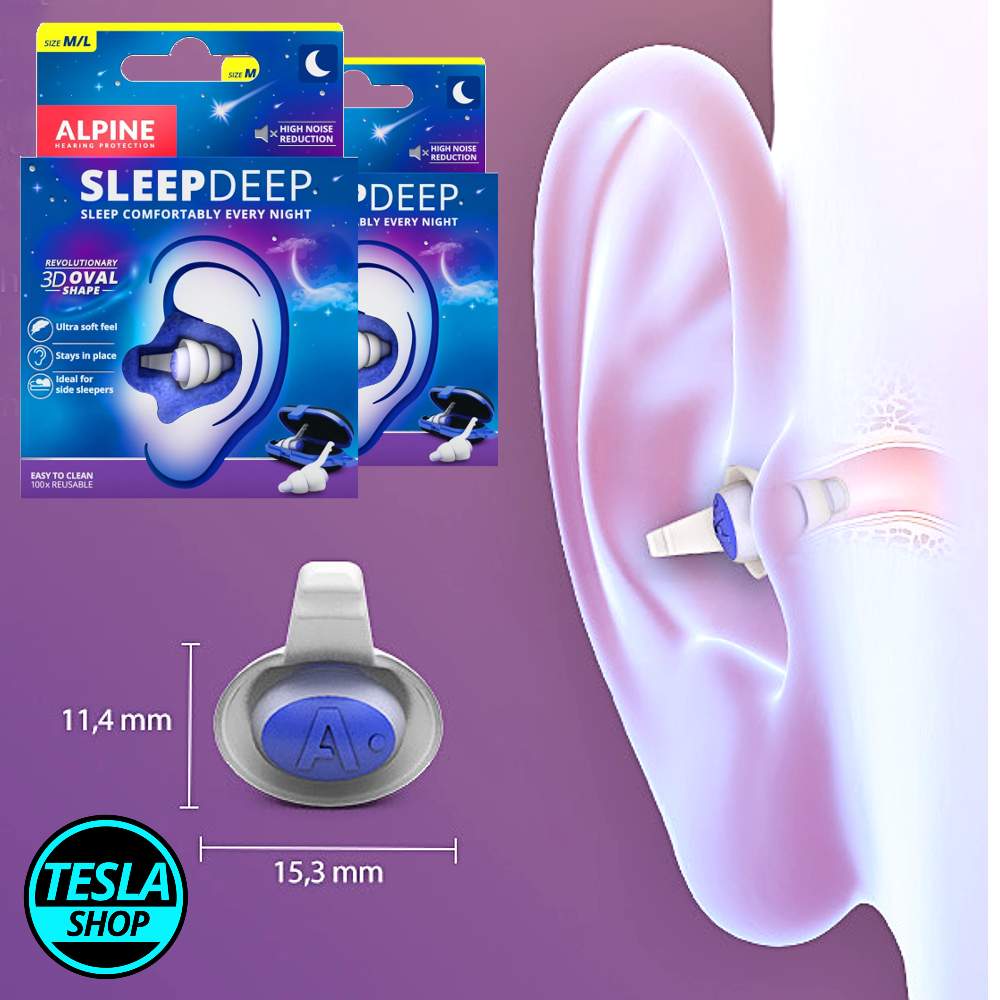 SleepDeep čepići za uši za spavanje 4D tehnologija