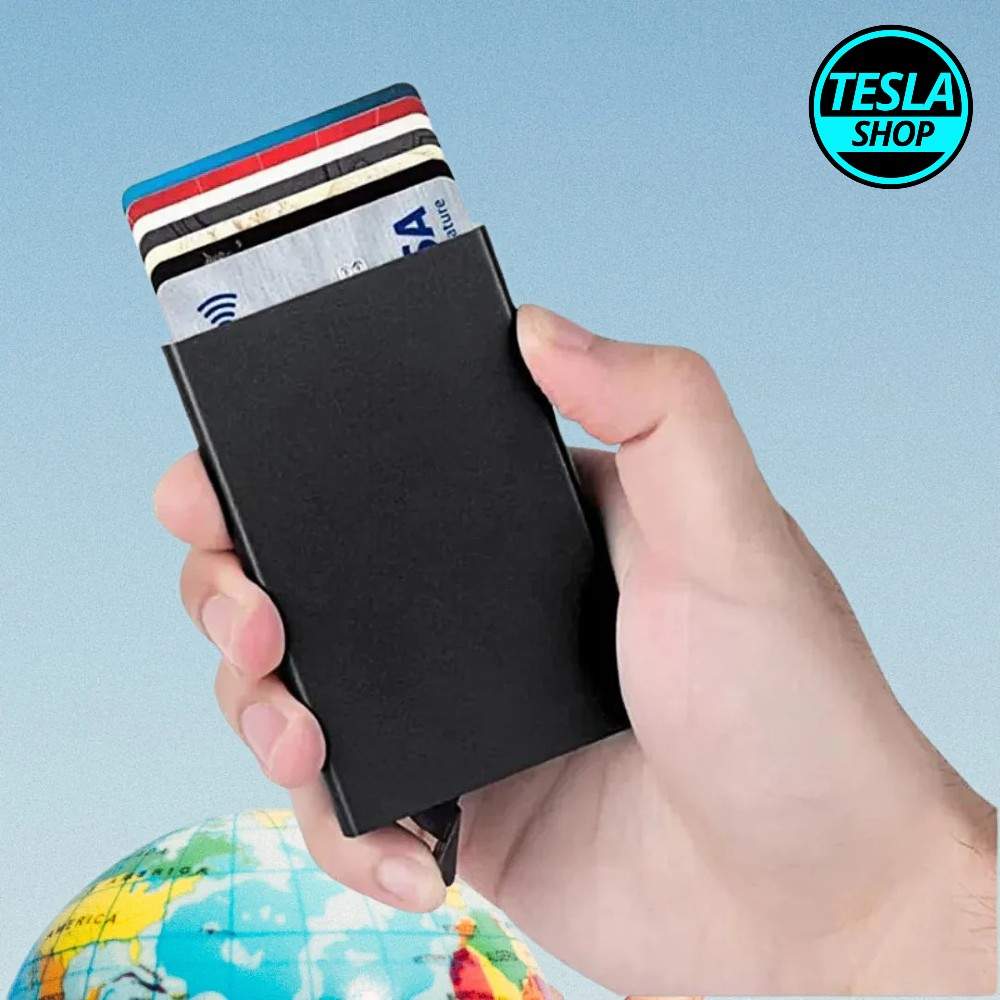 Aluminijumski etui držač za kartice sa RFID zaštitom