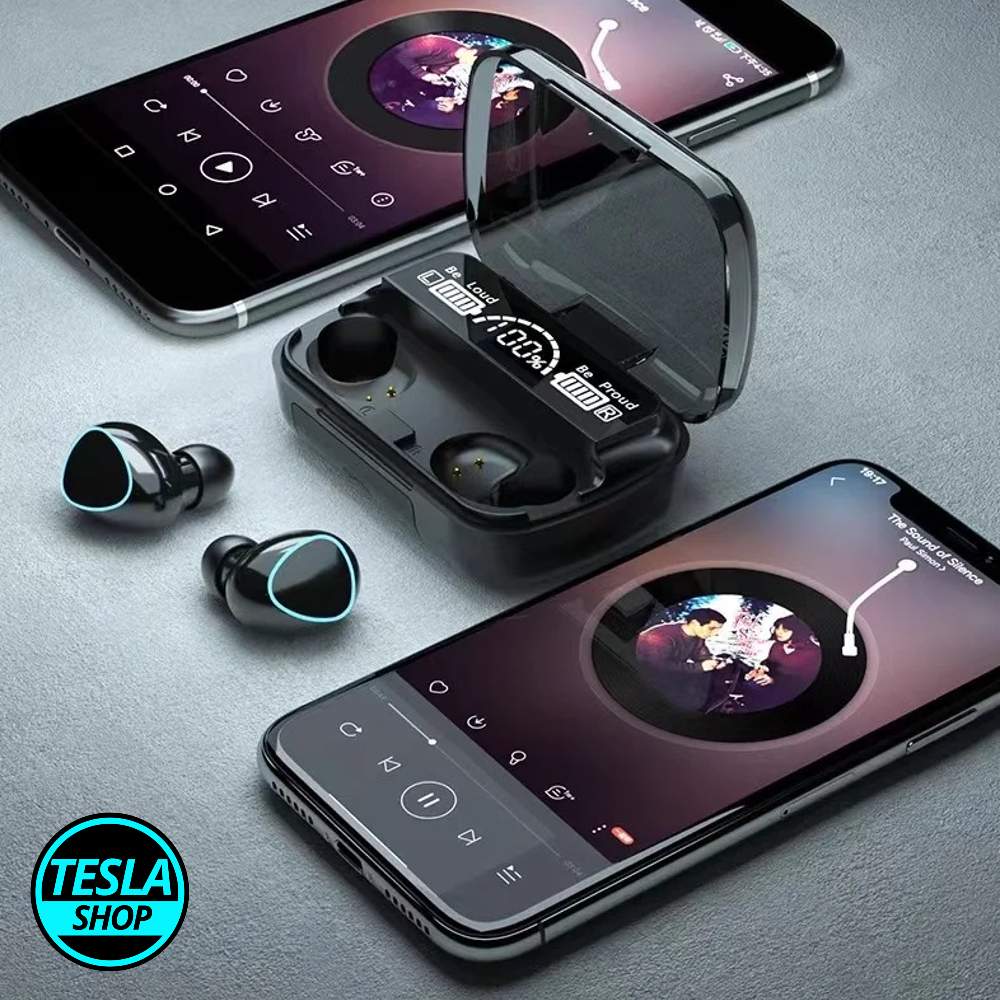 M10 Bluetooth Bežične slušalice sa kućištem mikrofonom i LCD ekranom