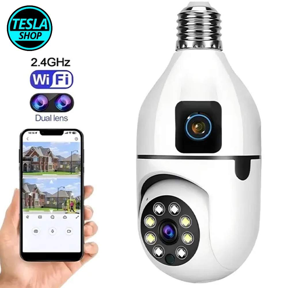 WIFI bežična smart sijalica sigurnosna kamera full HD