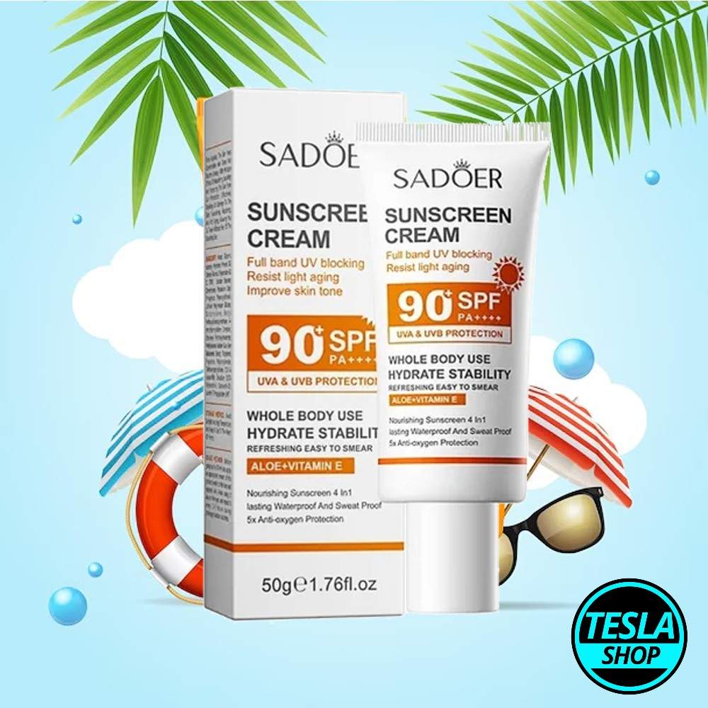 Krema SADOER sa SPF 90+ zaštitom od sunca i vitaminima