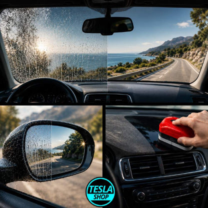 Sredstvo za čišćenje i zaštitu auto stakla – kristalno čisto staklo