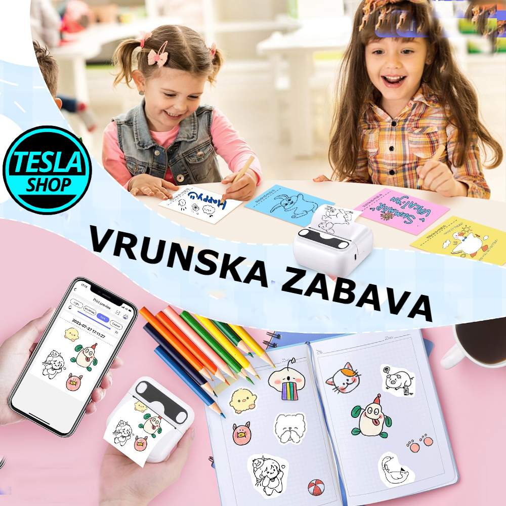 Mini printer prenosivi foto štampač