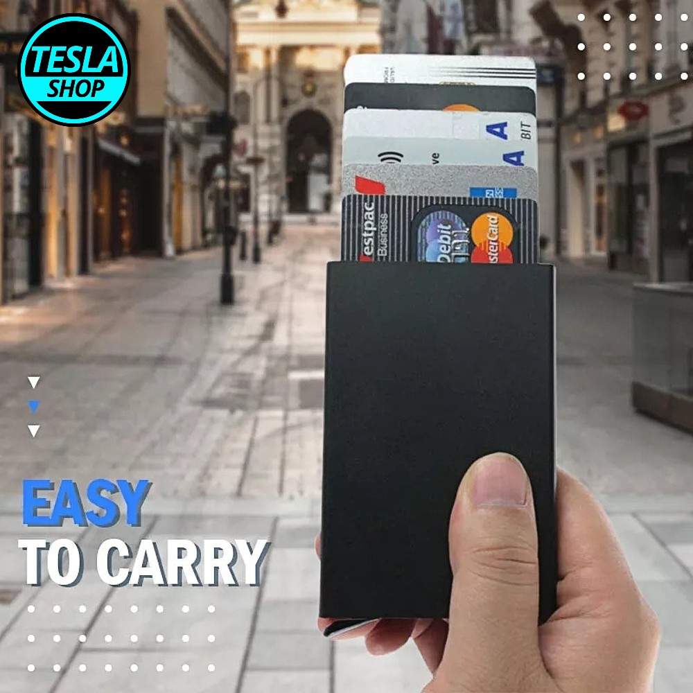 Aluminijumski etui držač za kartice sa RFID zaštitom