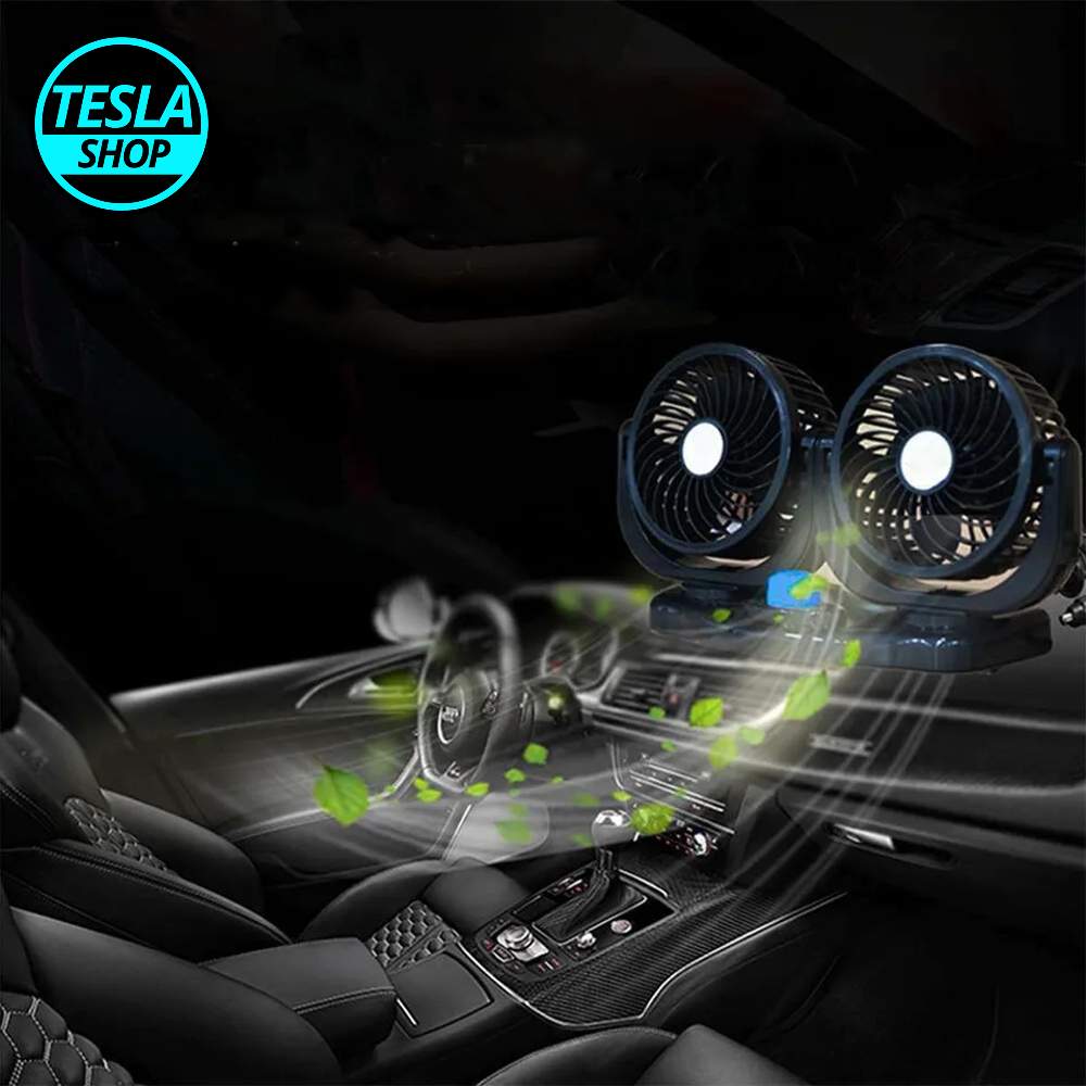 Dupli snažni ventilator za auto, kombi, kamion