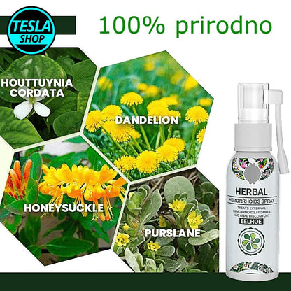 Potpuno prirodni sprej protiv Hemoroida Herbal