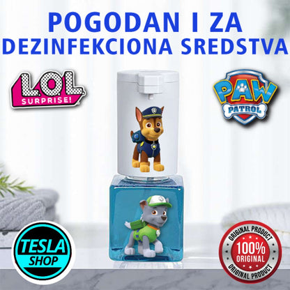 Dečiji DOZER za tečni sapun sa SENZOROM i punjivom baterijom