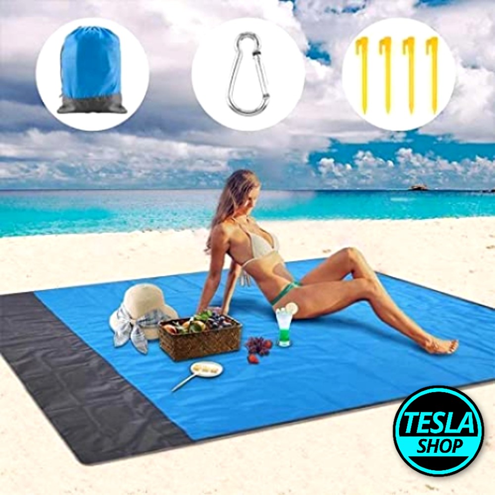 Velika vodootporna prostirka za plažu, kampovanje, travu