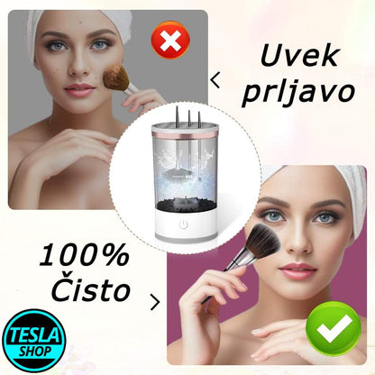 Električni aparat za čišćenje četkica za šminku