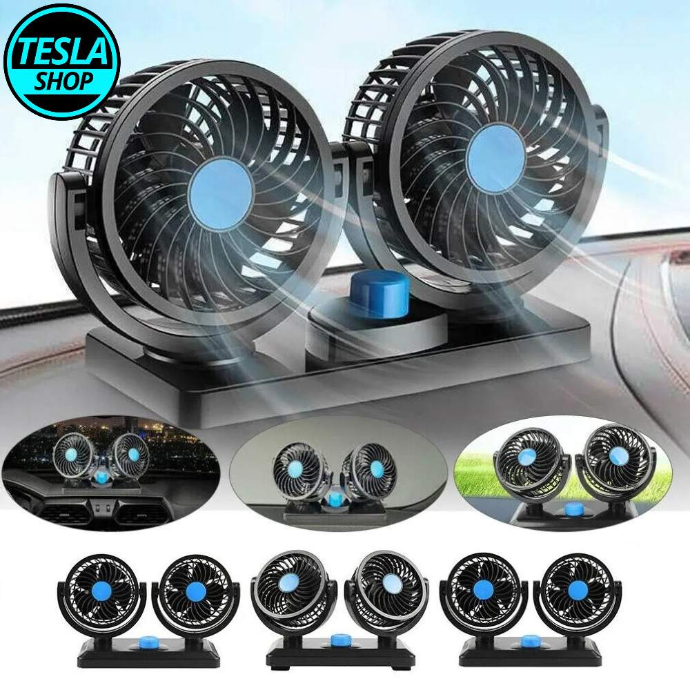 Dupli snažni ventilator za auto, kombi, kamion