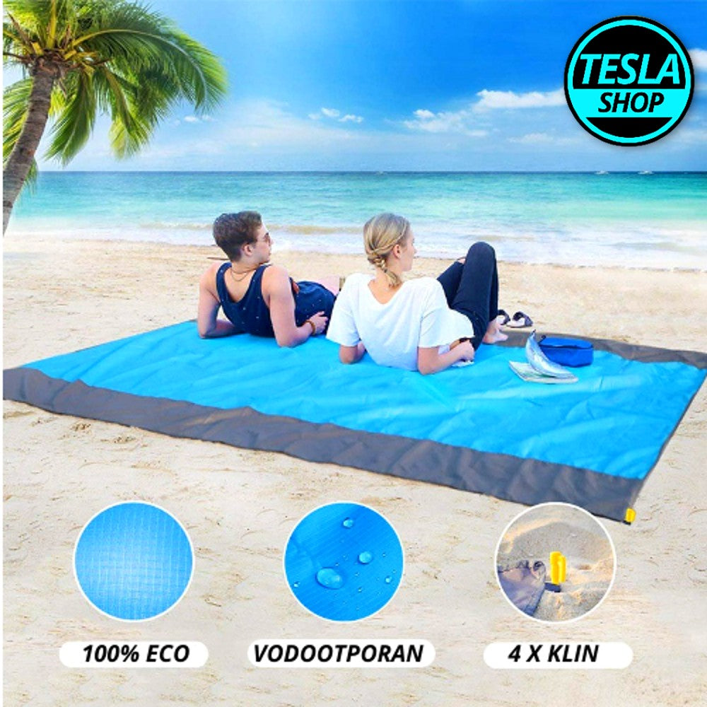 Velika vodootporna prostirka za plažu, kampovanje, travu
