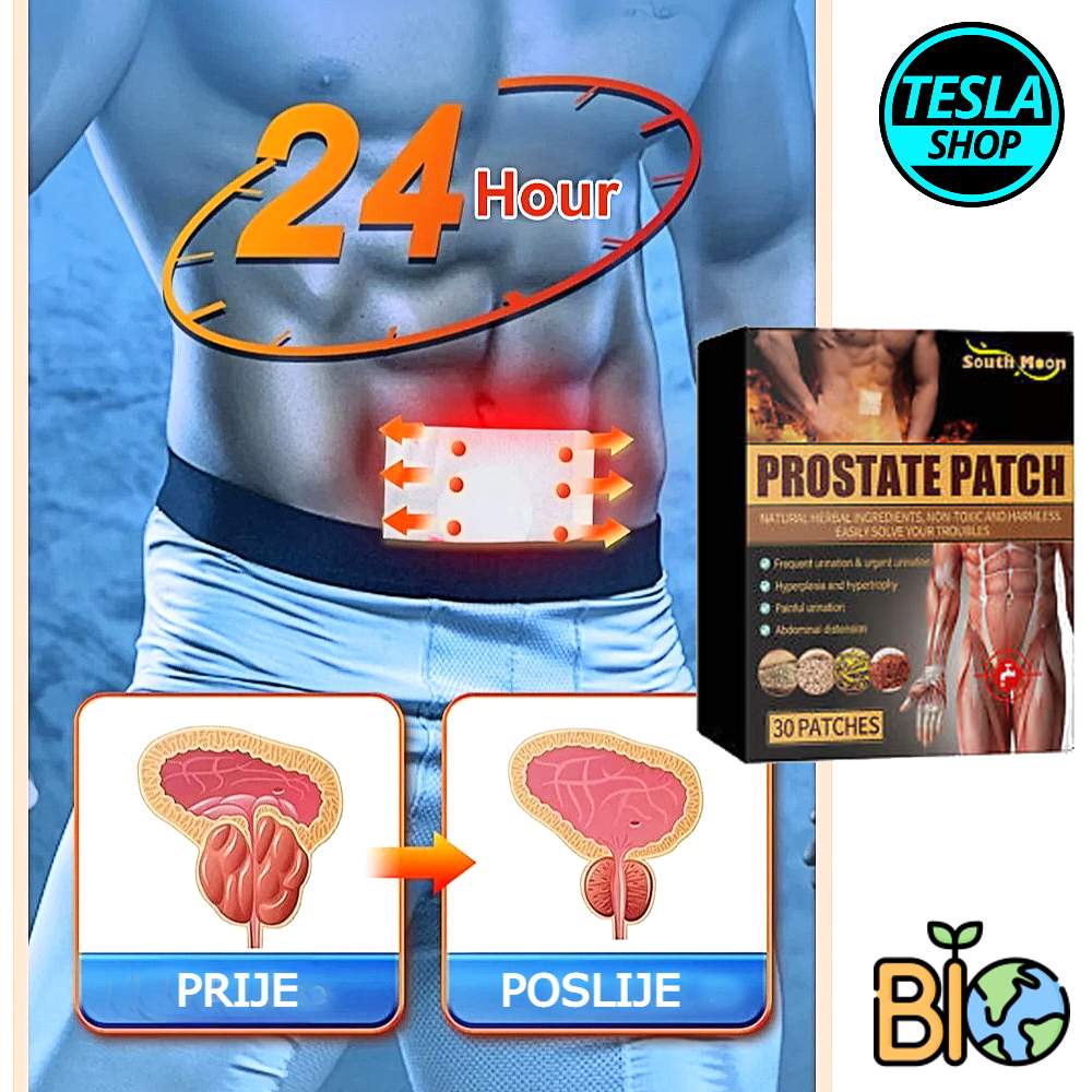 Set flastera za lečenje prostate 100% prirodno