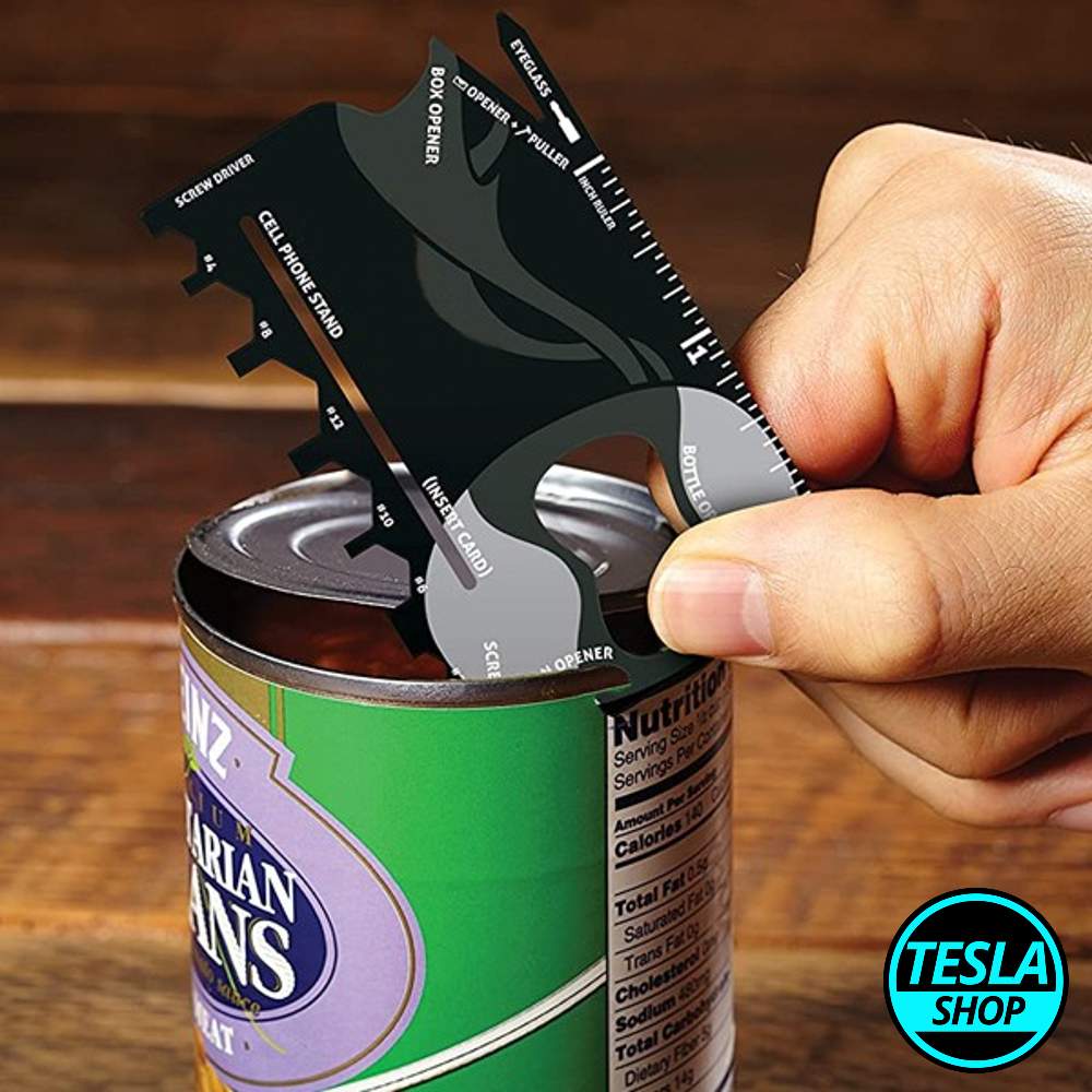 18 u 1 alat kartica Wallet Ninja od nerđajućeg čelika