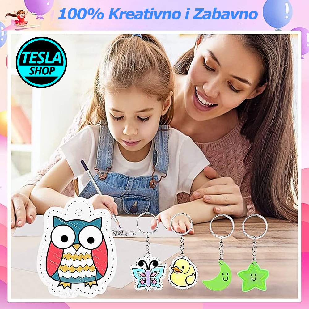 Dečiji kreativni set za pravljenje privezaka i ukrasa