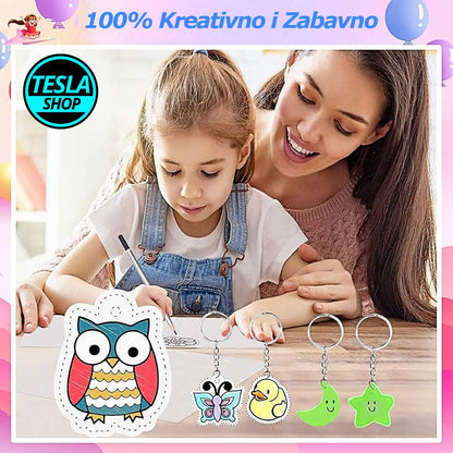 Dečiji kreativni set za pravljenje privezaka i ukrasa