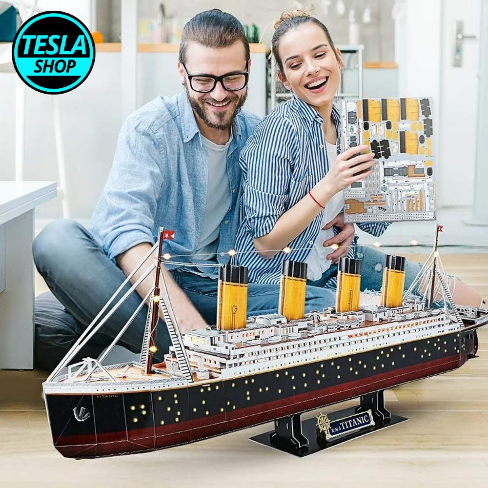 Velika svetleća maketa broda Titanik 3D puzle