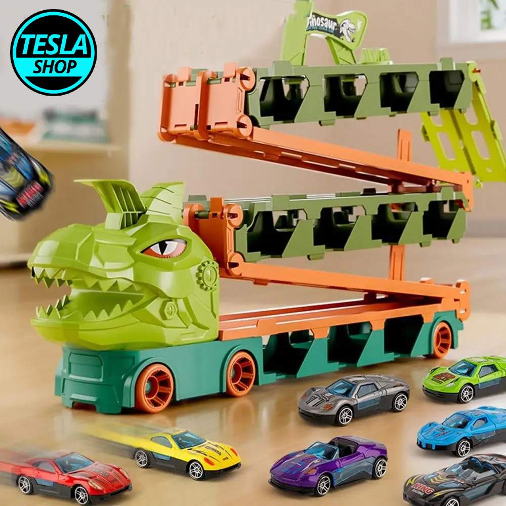 3u1 Najveći šleper kamion 8 automobila i trkačka staza