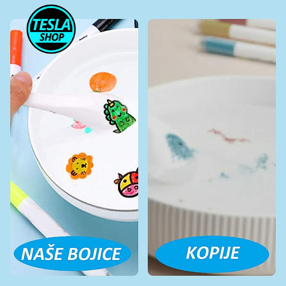 Crtajte po vodi – Magični flomasteri za plutajuće slike