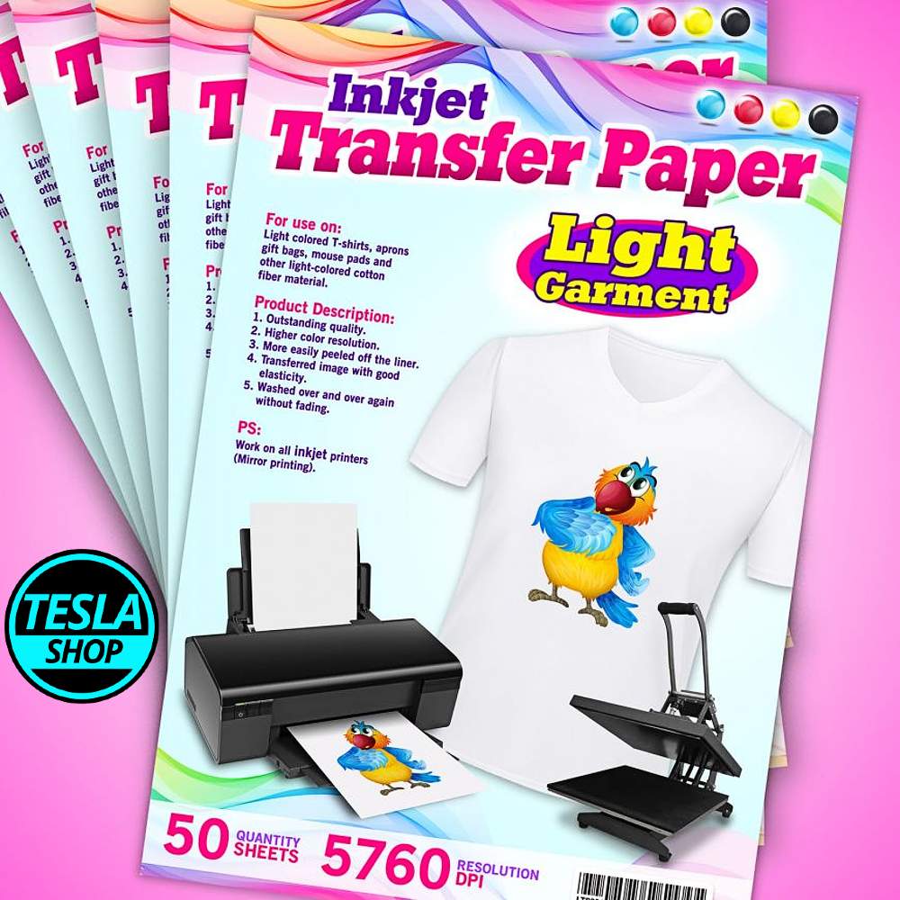 Transferni sublimacioni papir A4 za štampu i preslikače za majice