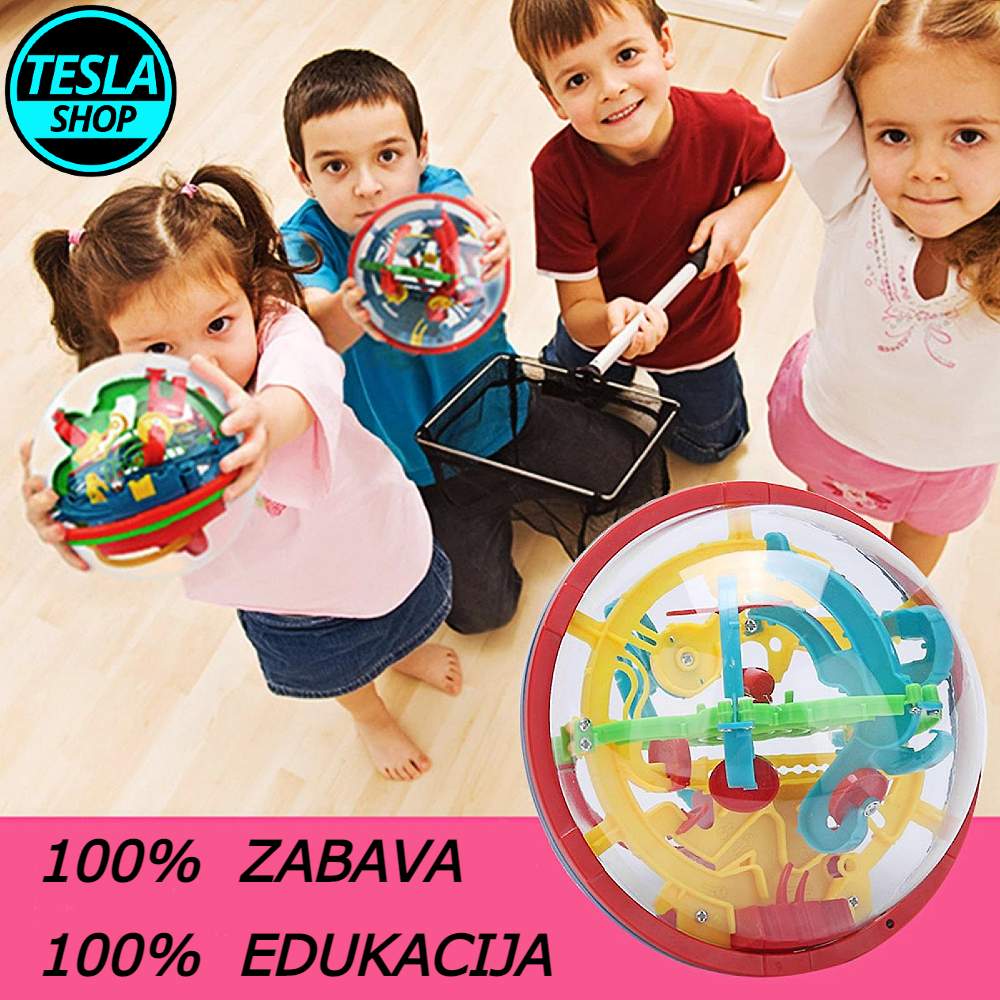 3D magična lavirint kugla sa 158 prepreka