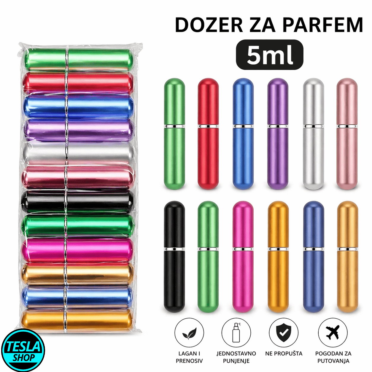 Dozer za Parfem 5ml – Prenosiva mini bočica